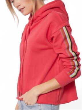 Evereve Blake Taped Hoodie NWT